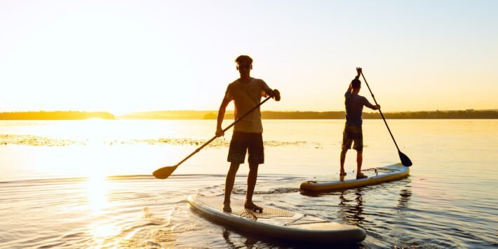 Paddle surf
